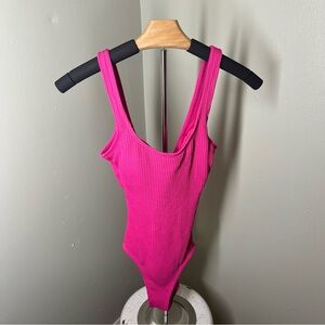 Hot Pink One Piece Swimsuit